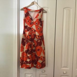 Banana Republic floral dress Silk Size 0